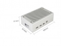 Behuizing / Case Raspberry Pi 4B + Fan Aluminium Silver 